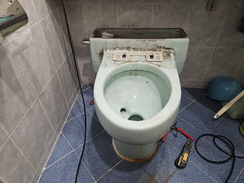 장흥면 일영리 배관 세척 작업