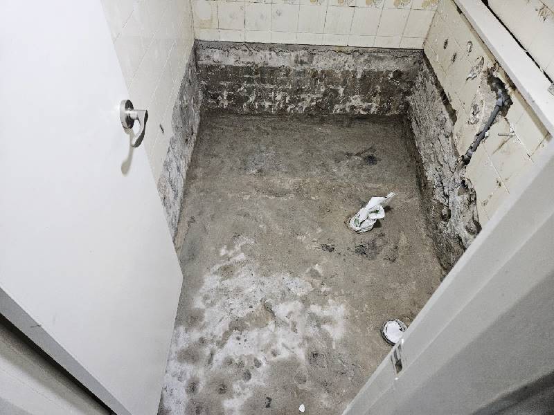 용산동1가 싱크대막힘 작업 전 모습