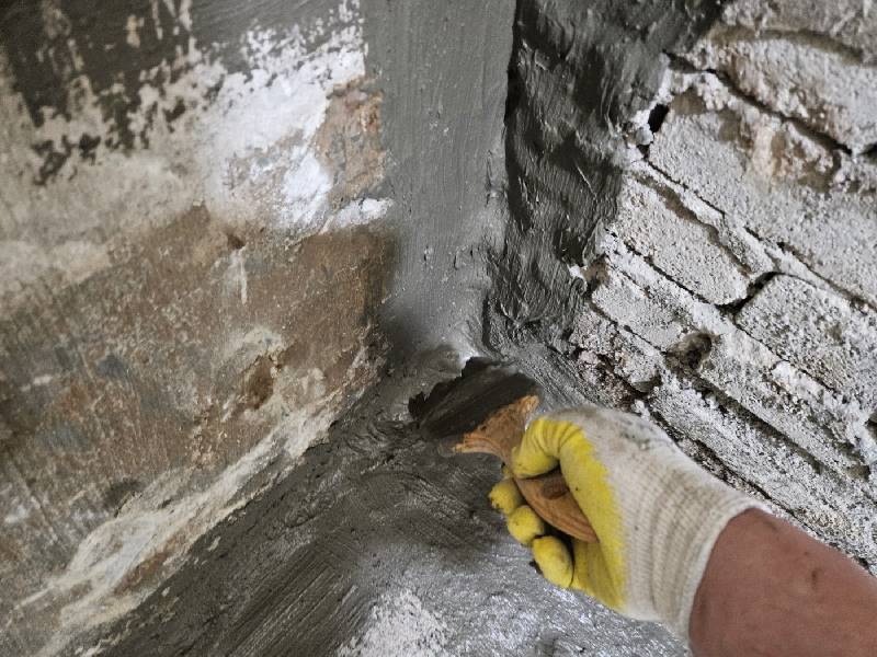 남양읍 시리 역류 작업 전 모습