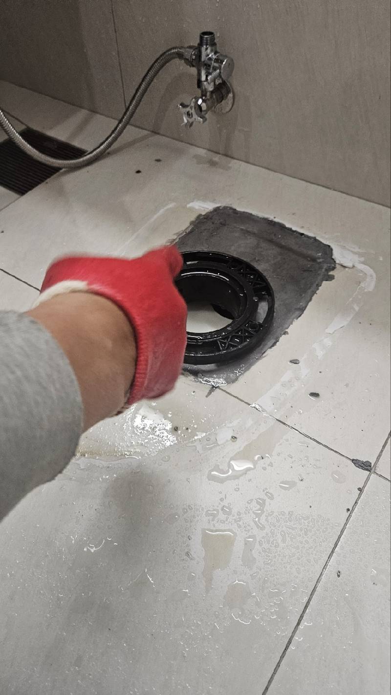 하산운동 배관 세척 작업