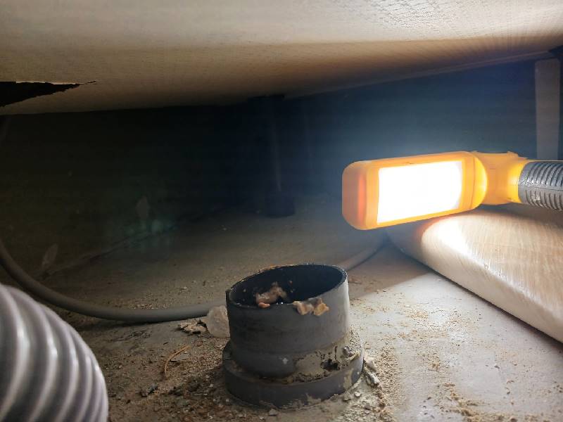 덕은동 악취제거 작업 전 모습